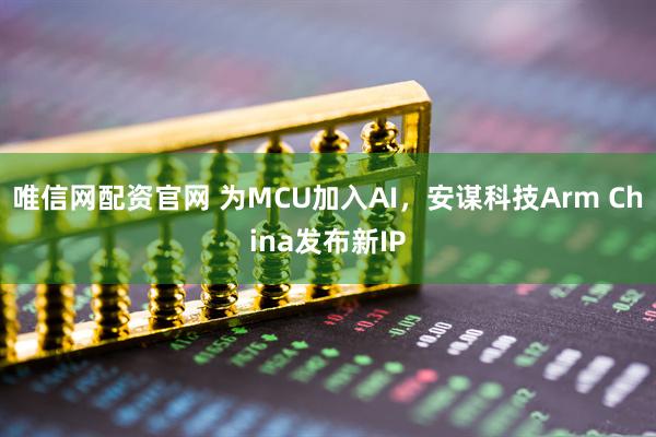 唯信网配资官网 为MCU加入AI，安谋科技Arm China发布新IP